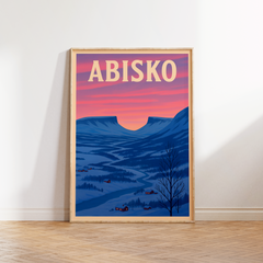Affiche Abisko – Lapporten in the heart of winter