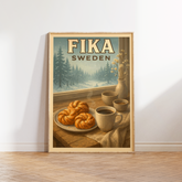 Affiche Fika - A break in Sweden