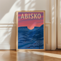 Affiche Abisko – Lapporten in the heart of winter
