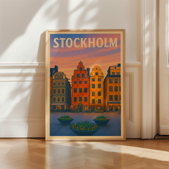 Affiche Stockholm – Gamla Stan