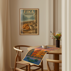 Affiche Fika - A break in Sweden