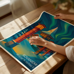 Affiche Rovaniemi – Santa Claus Village